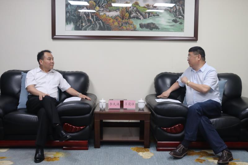 李天滿會見四川大學全球創聯常務副會長、四川會長呂藺強一行
